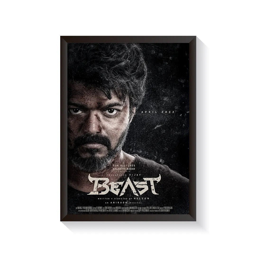 Beast 2022 V1 Original Movie frame black