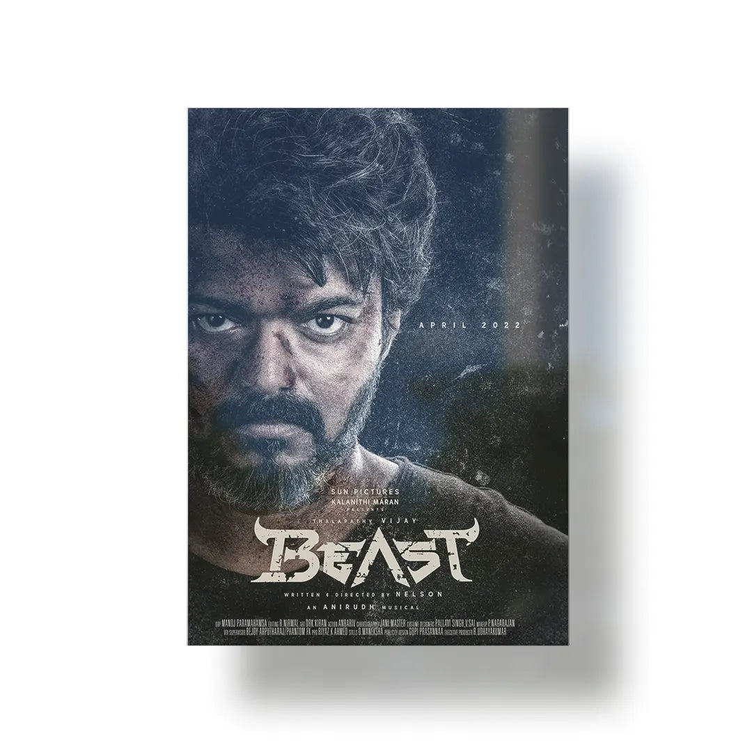 Beast 2022 V1 Original Movie metal poster 1