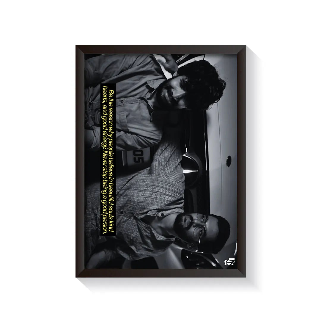 Being A Good Person frame black