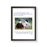 Better Days Are On The Way frame black