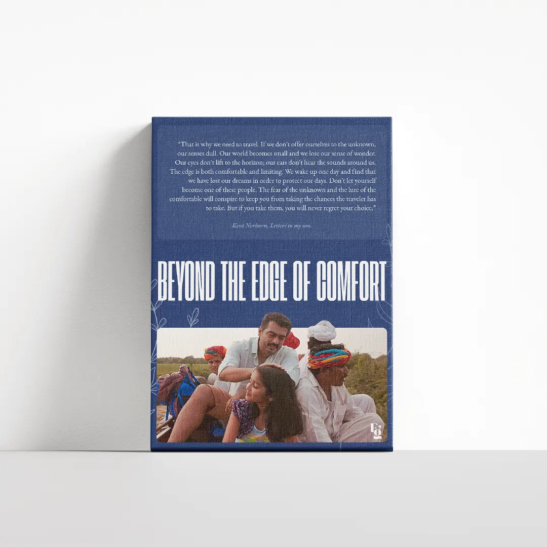 Beyond The Edge Of Comfort V2 canvas 4
