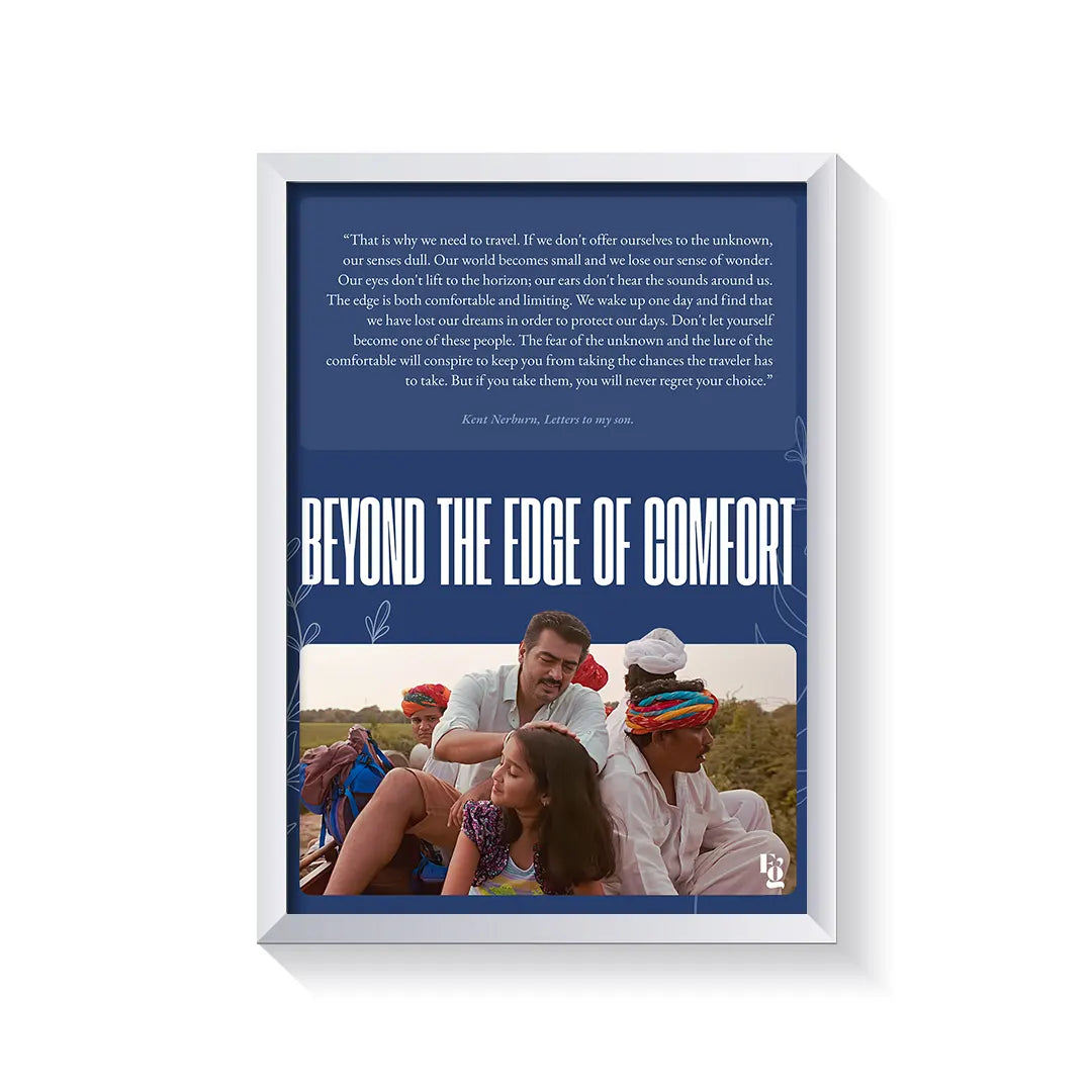 Beyond The Edge Of Comfort V2 frame white