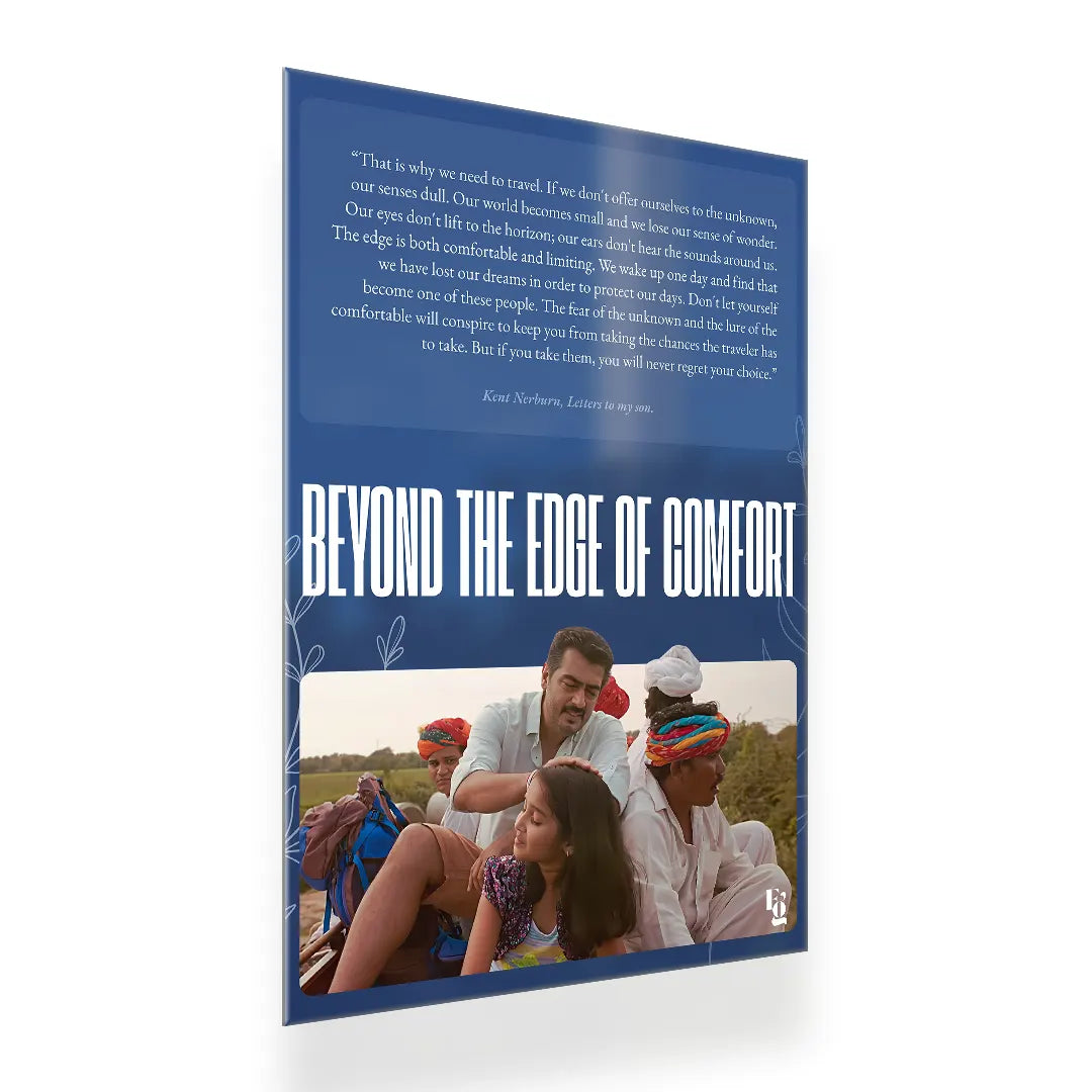 Beyond The Edge Of Comfort V2 metal poster 2
