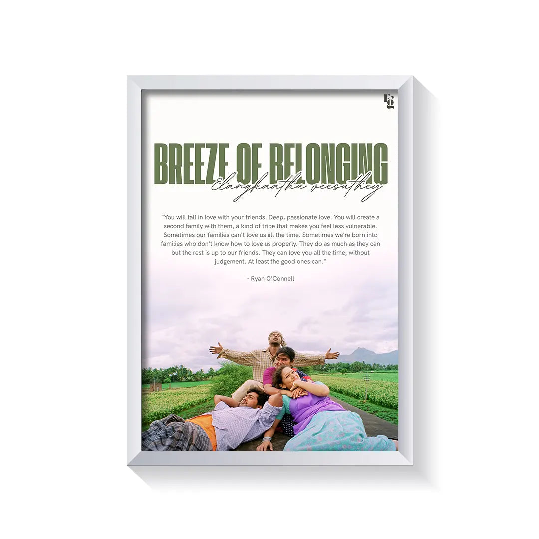 Breeze Of Belonging frame white