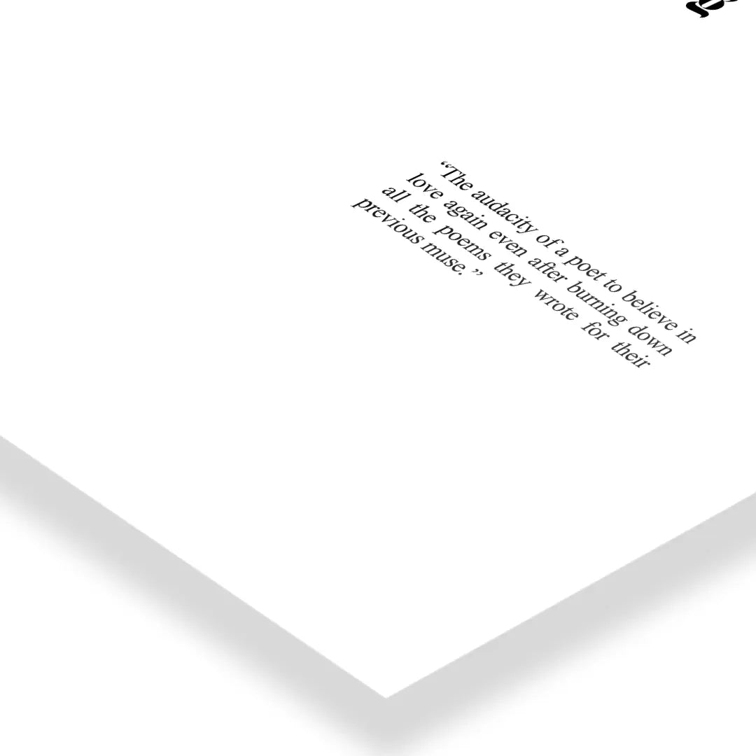 Burning Down All The Poems art poster 3