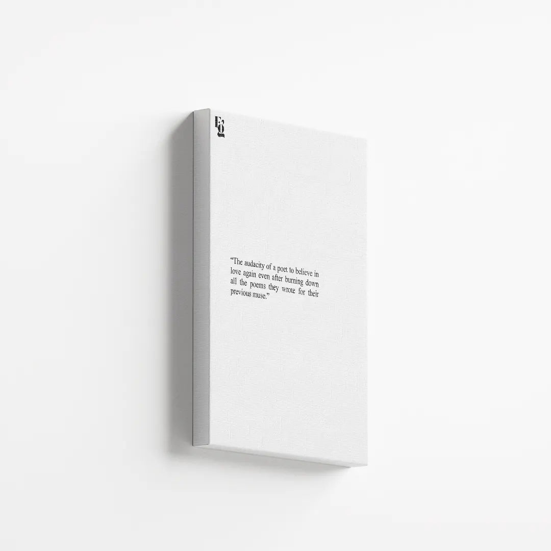 Burning Down All The Poems canvas 2