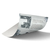 Directions For Saving Your Life art poster 2