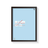 Do It From Love Typography frame black