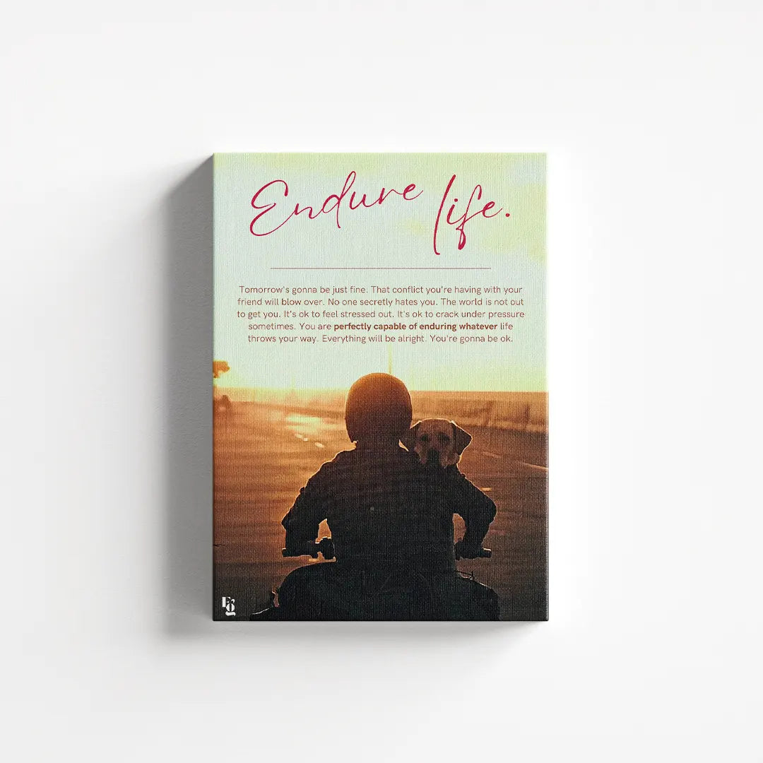 Endure Life canvas 1