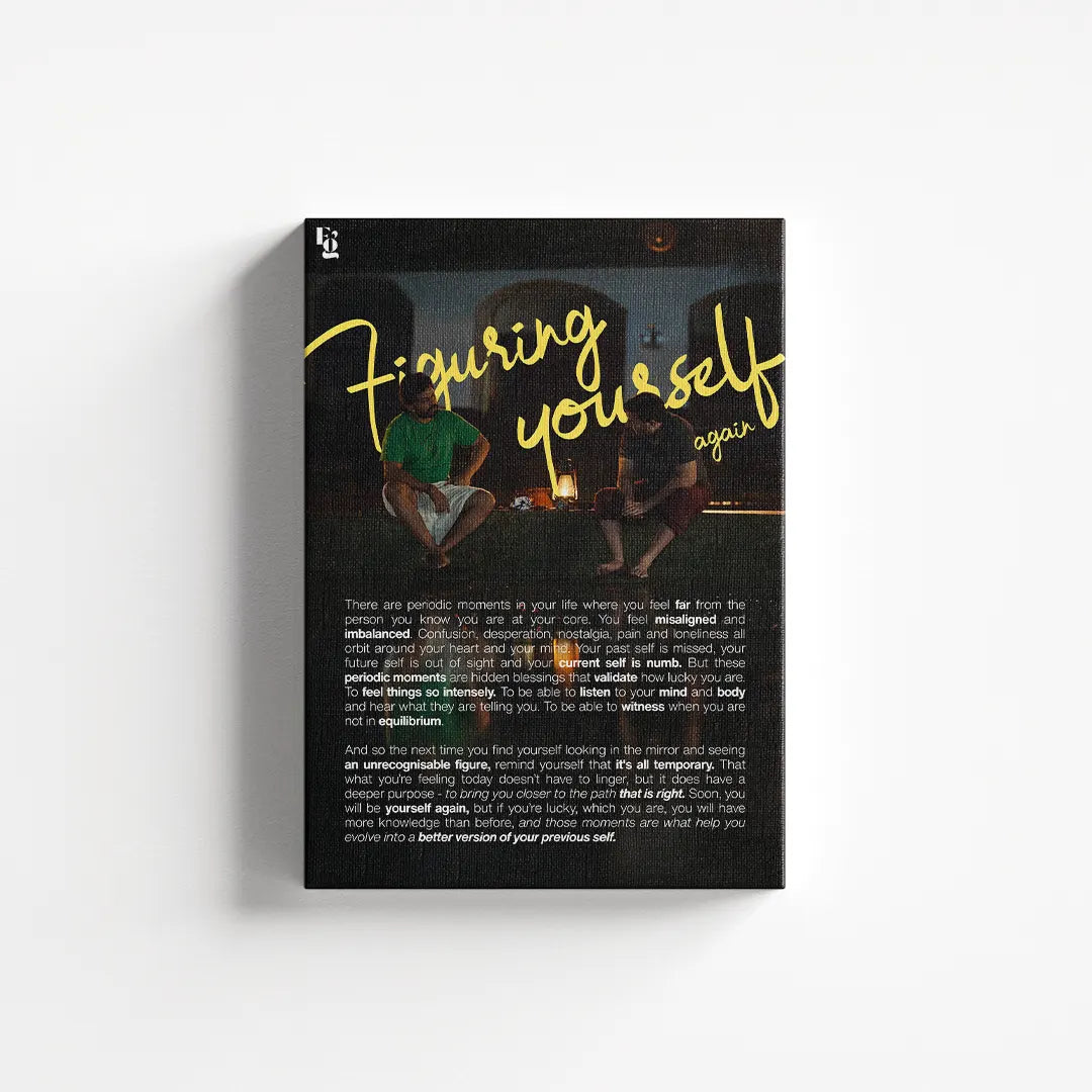 Figuring Yourself Again canvas 1