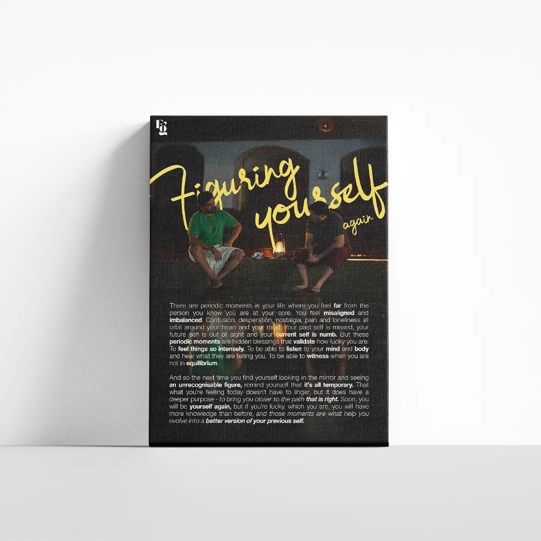 Figuring Yourself Again canvas 4