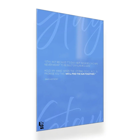 Find The Sun Together V2 metal poster 2