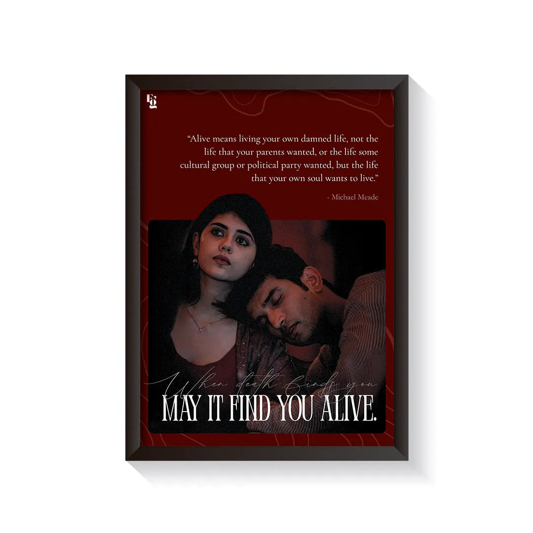 Find You Alive frame black