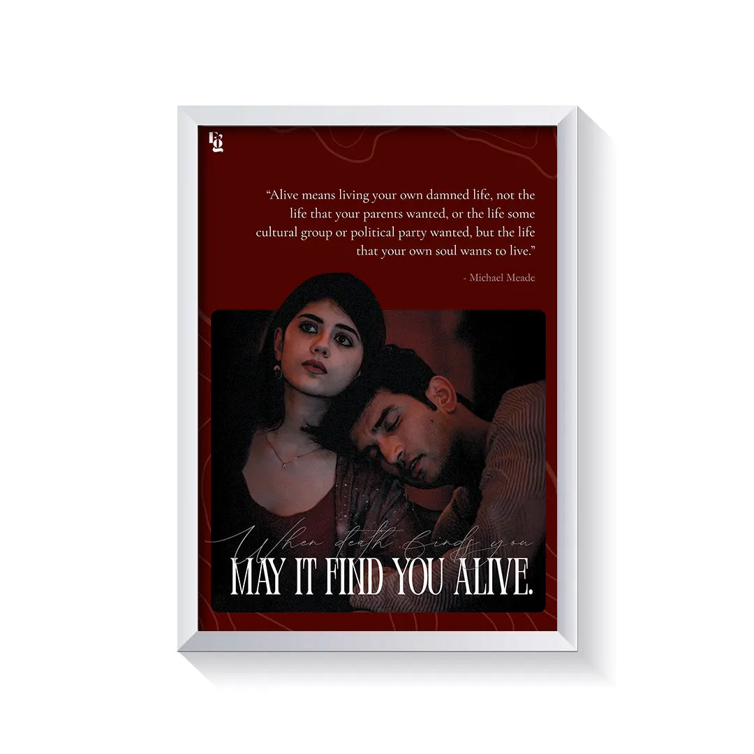 Find You Alive frame white