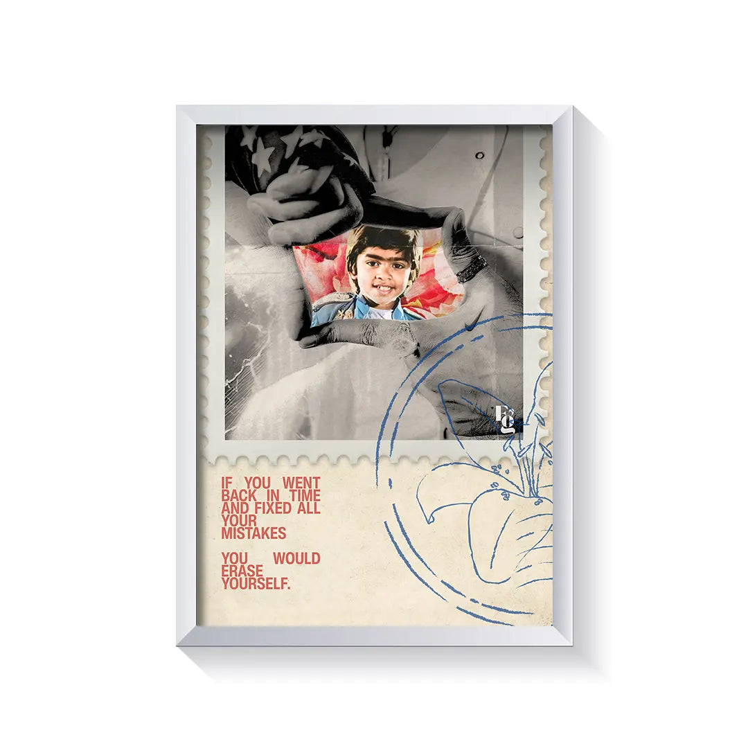 Fixed All Your Mistakes frame white