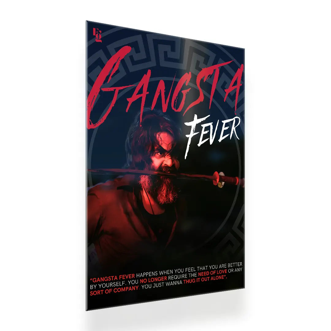 Gangsta Fever metal poster 2