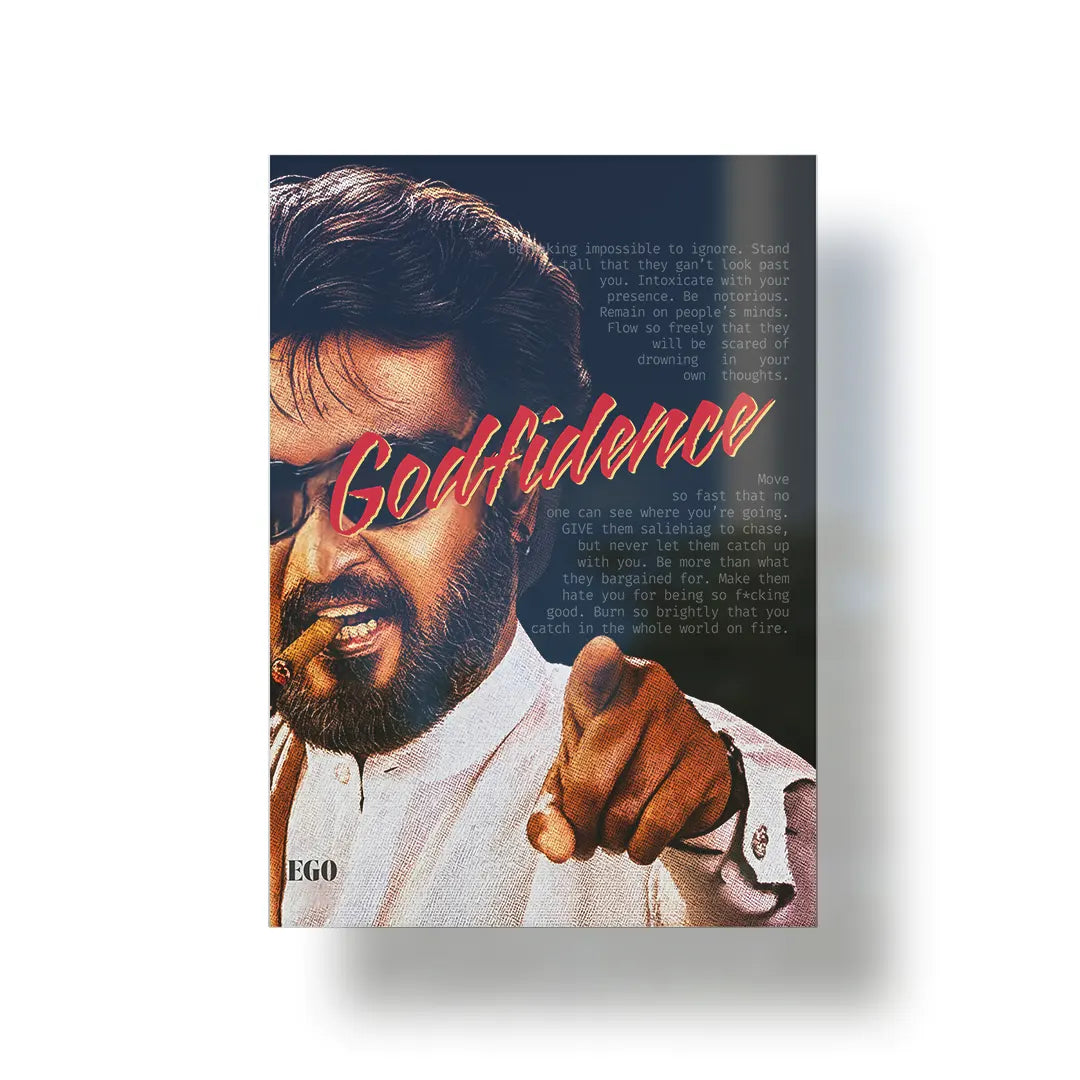 Godfidence metal poster 1