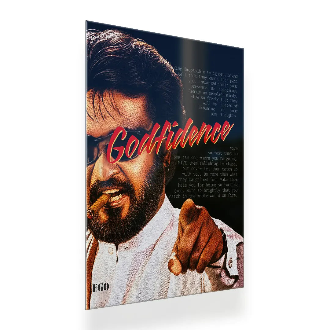 Godfidence metal poster 2