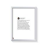 Grateful For What I Had frame white