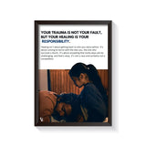 Healing Is Your Responsibility frame black
