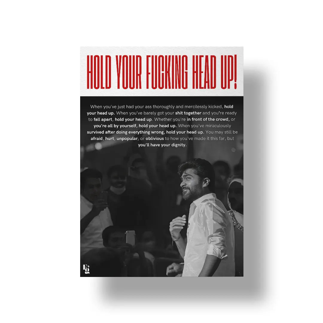 Hold Your Head Up V2 art poster 1