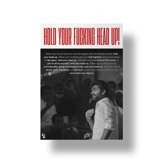 Hold Your Head Up V2 art poster 1