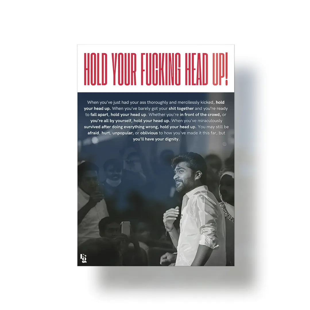 Hold Your Head Up V2 metal poster 1