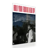 Hold Your Head Up V2 metal poster 2