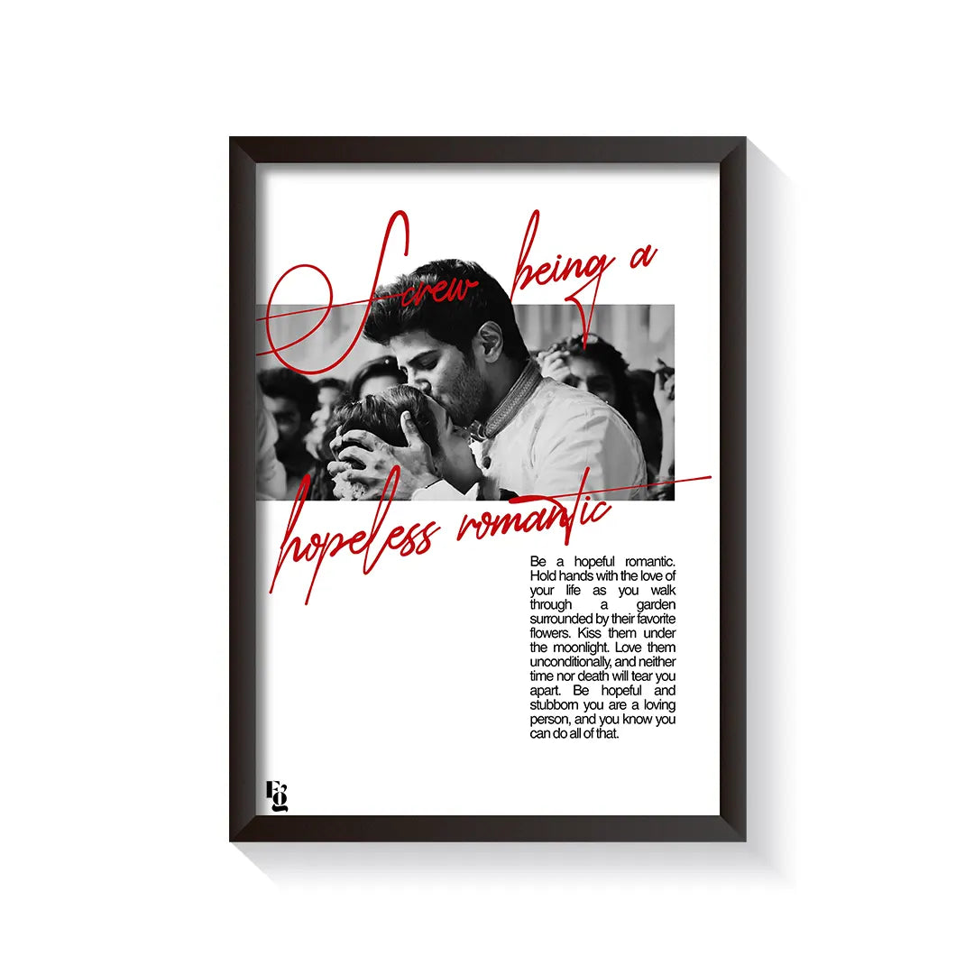 Hopeful Romantic frame black