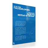 If We Were Sunflowers V2 metal poster 2