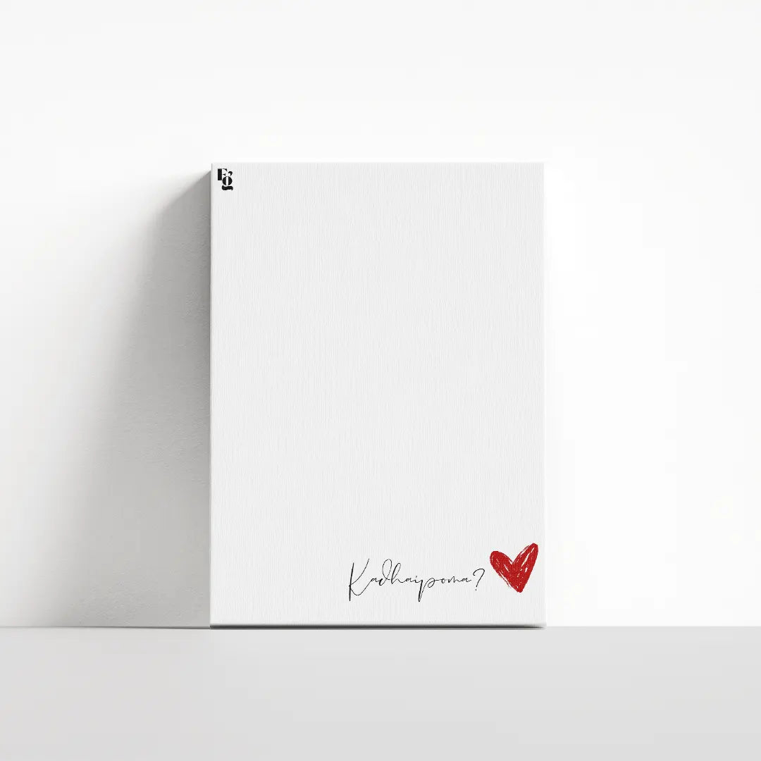 Kadhaipoma Typography canvas 4