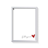 Kadhaipoma Typography frame white