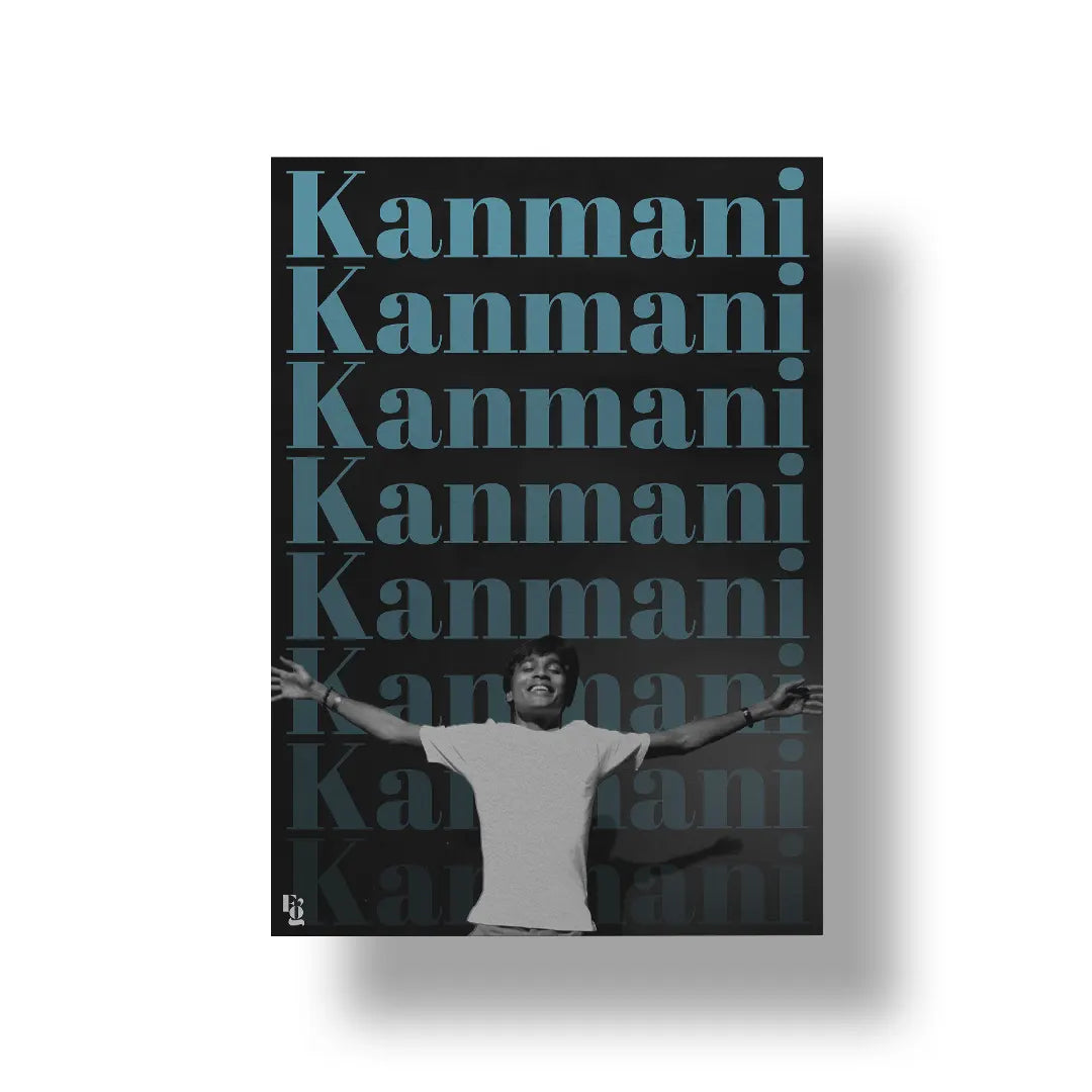 Kanmani kanmani Ambikapathy art poster 1