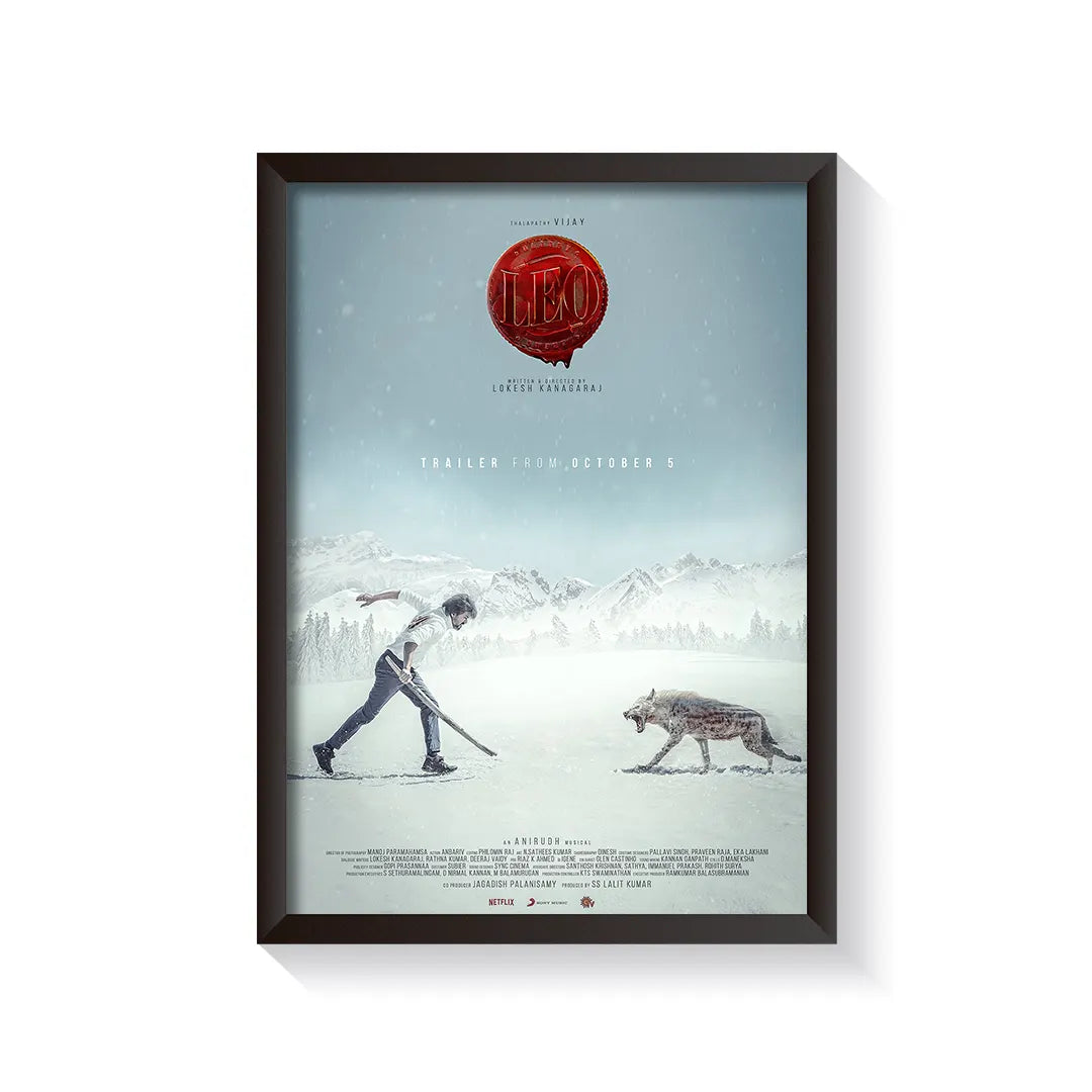 Leo 2023 V2 Original Movie frame black