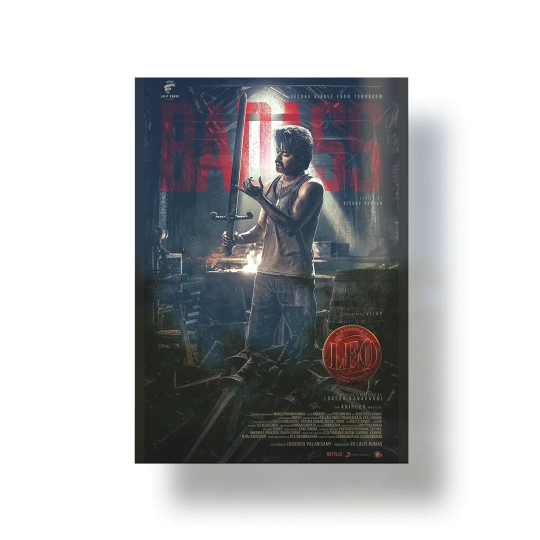 Leo 2023 V3 Original Movie metal poster 1