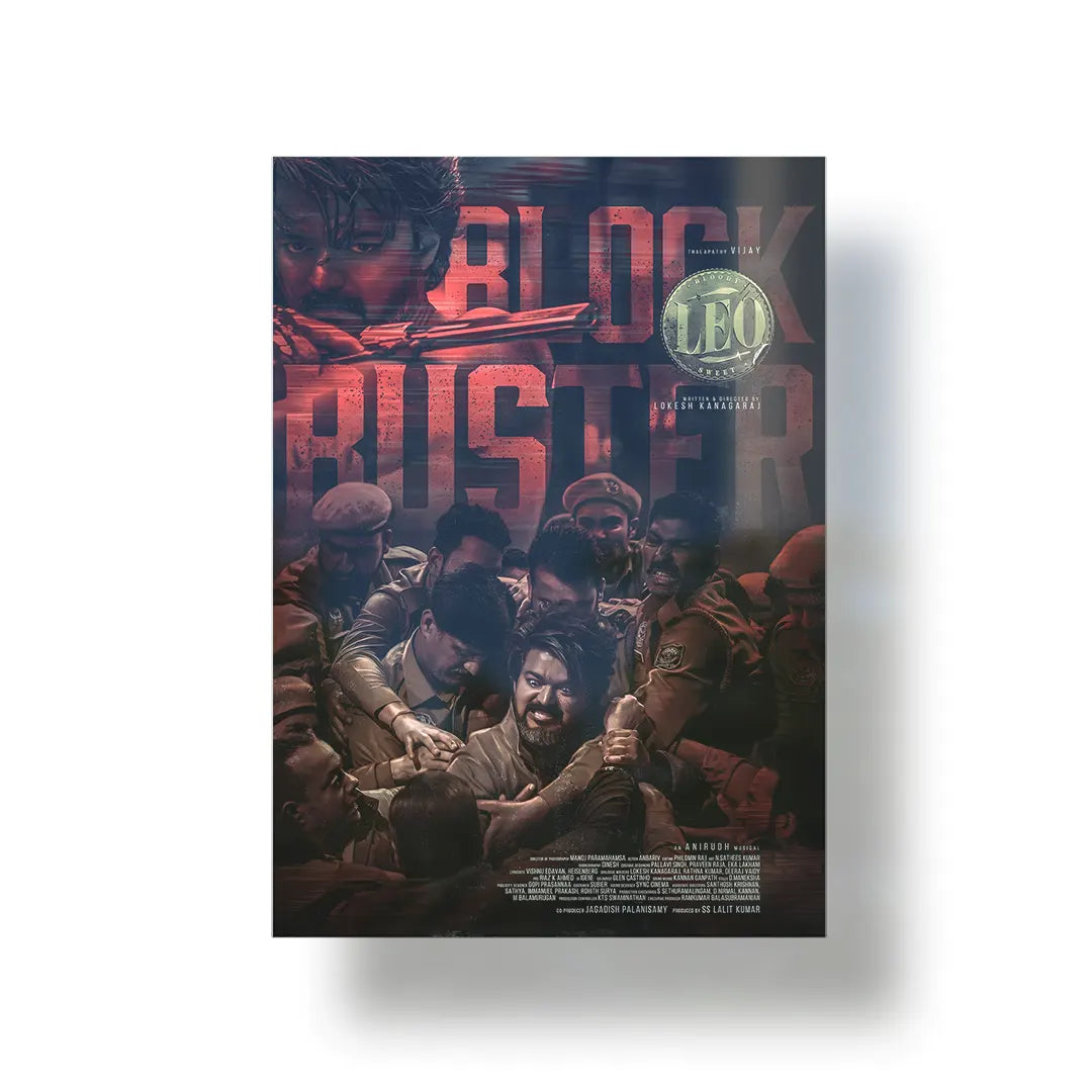 Leo 2023 V4 Original Movie metal poster 1
