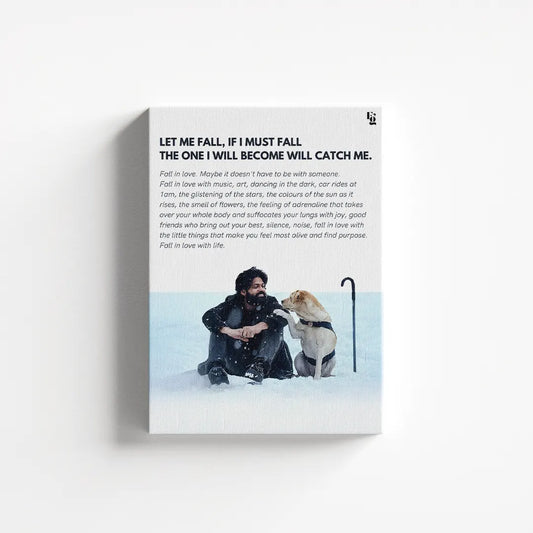 Let me fall Charlie 777 canvas 1