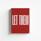 Let Them Typography canvas 1