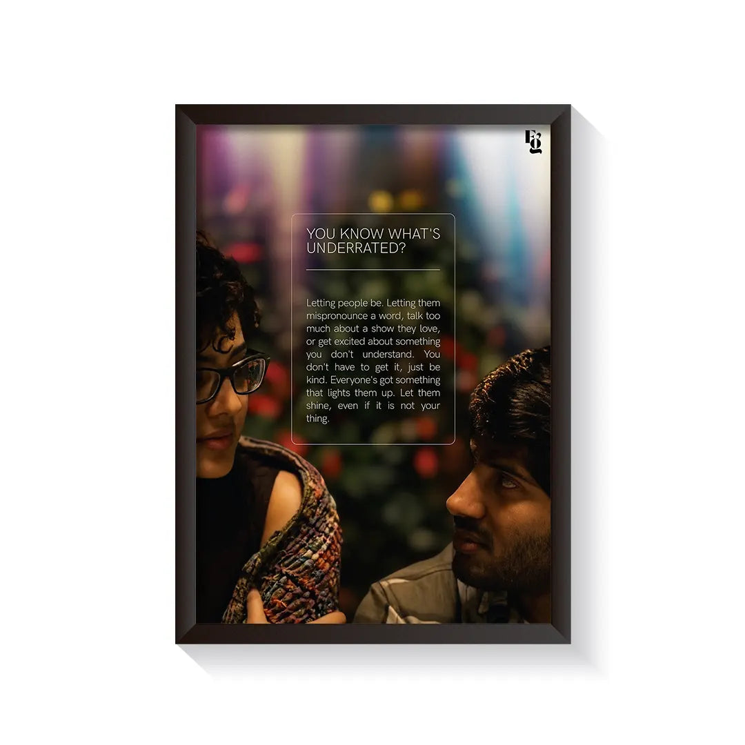 Letting People Be frame black