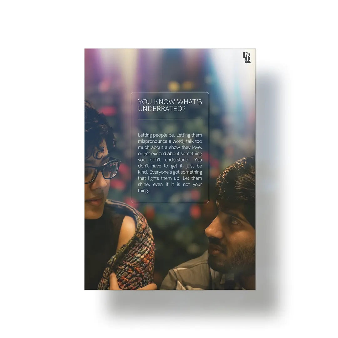 Letting People Be metal poster 1
