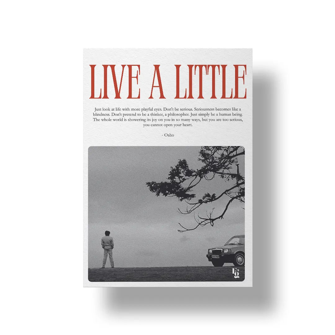 Live A Little art poster 1