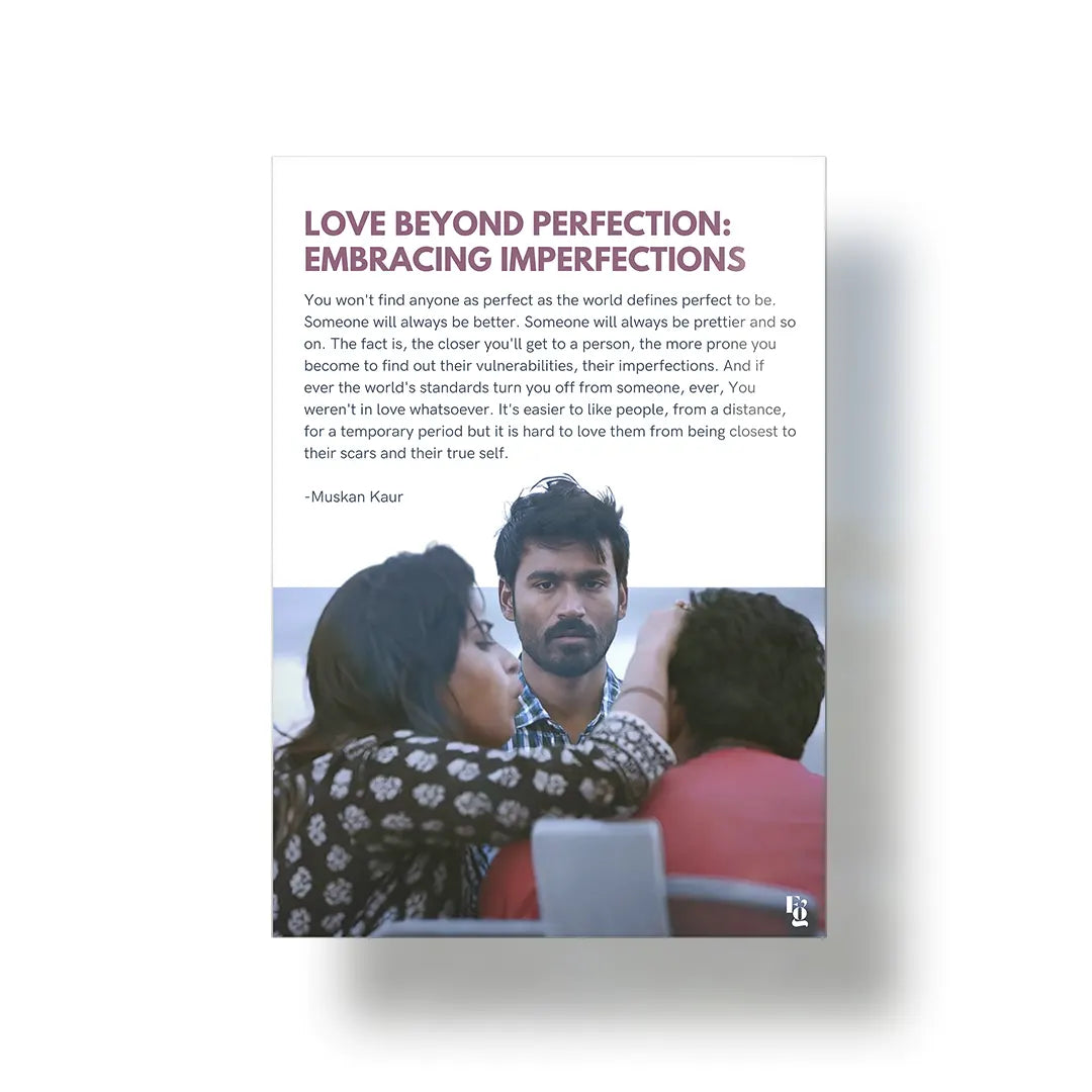 Love Beyond Perfection metal poster 1