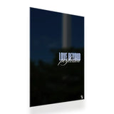 Love Beyond Perfection Typography metal poster 2
