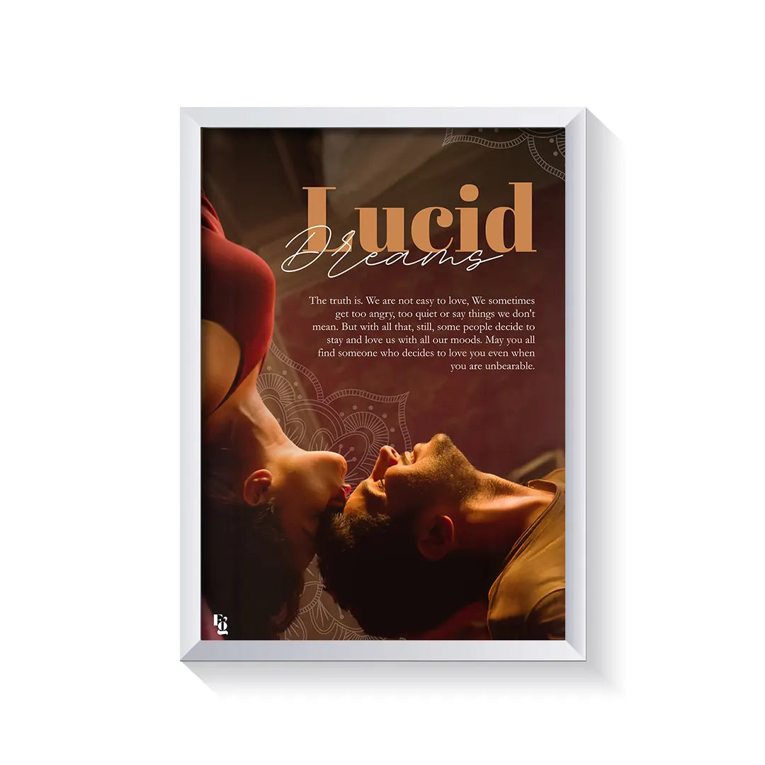 Lucid Dreams frame white
