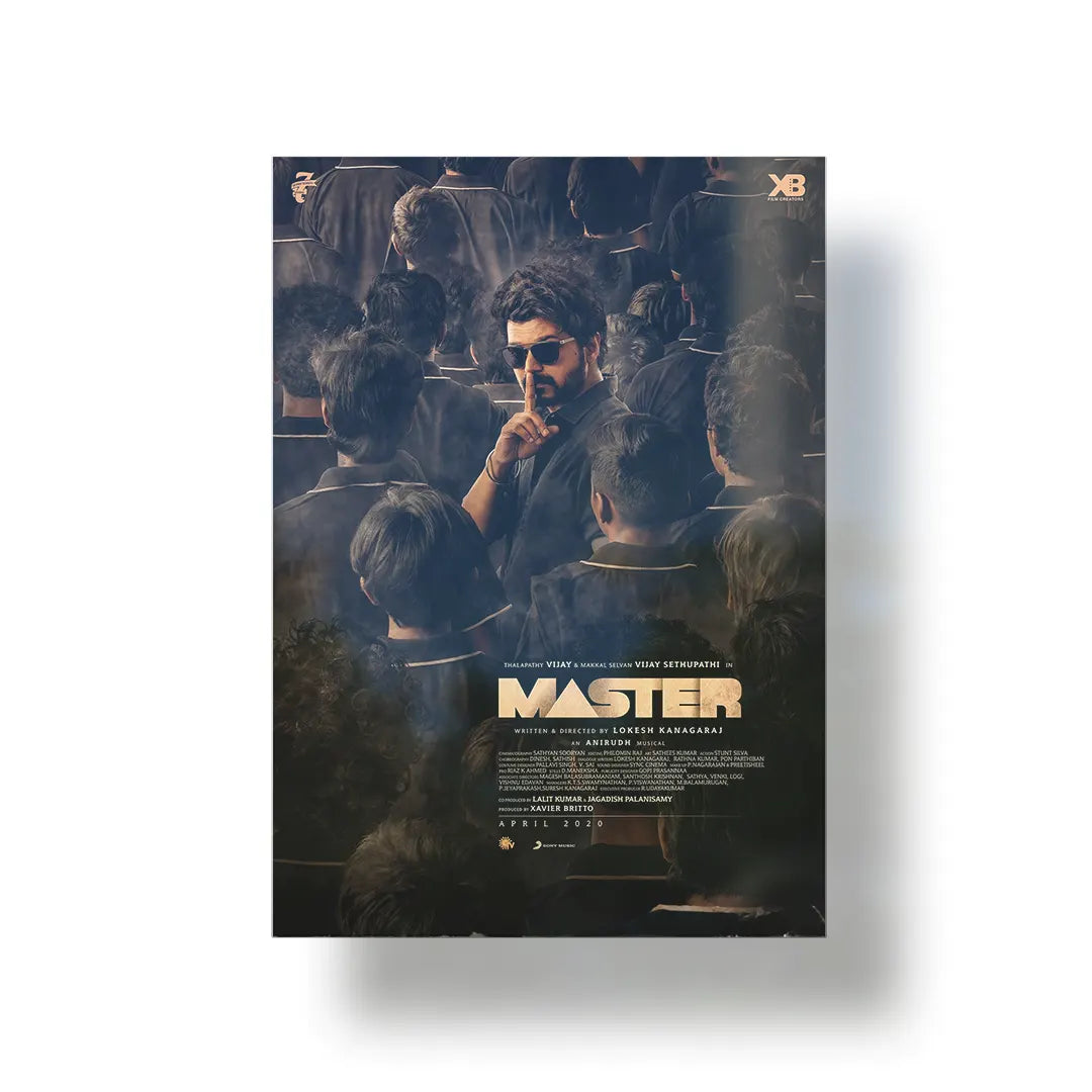 Master 2021 V2 Original Movie metal poster 1