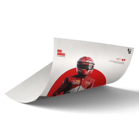 Michael Schumacher art poster 2
