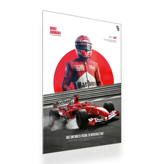 Michael Schumacher metal poster 2
