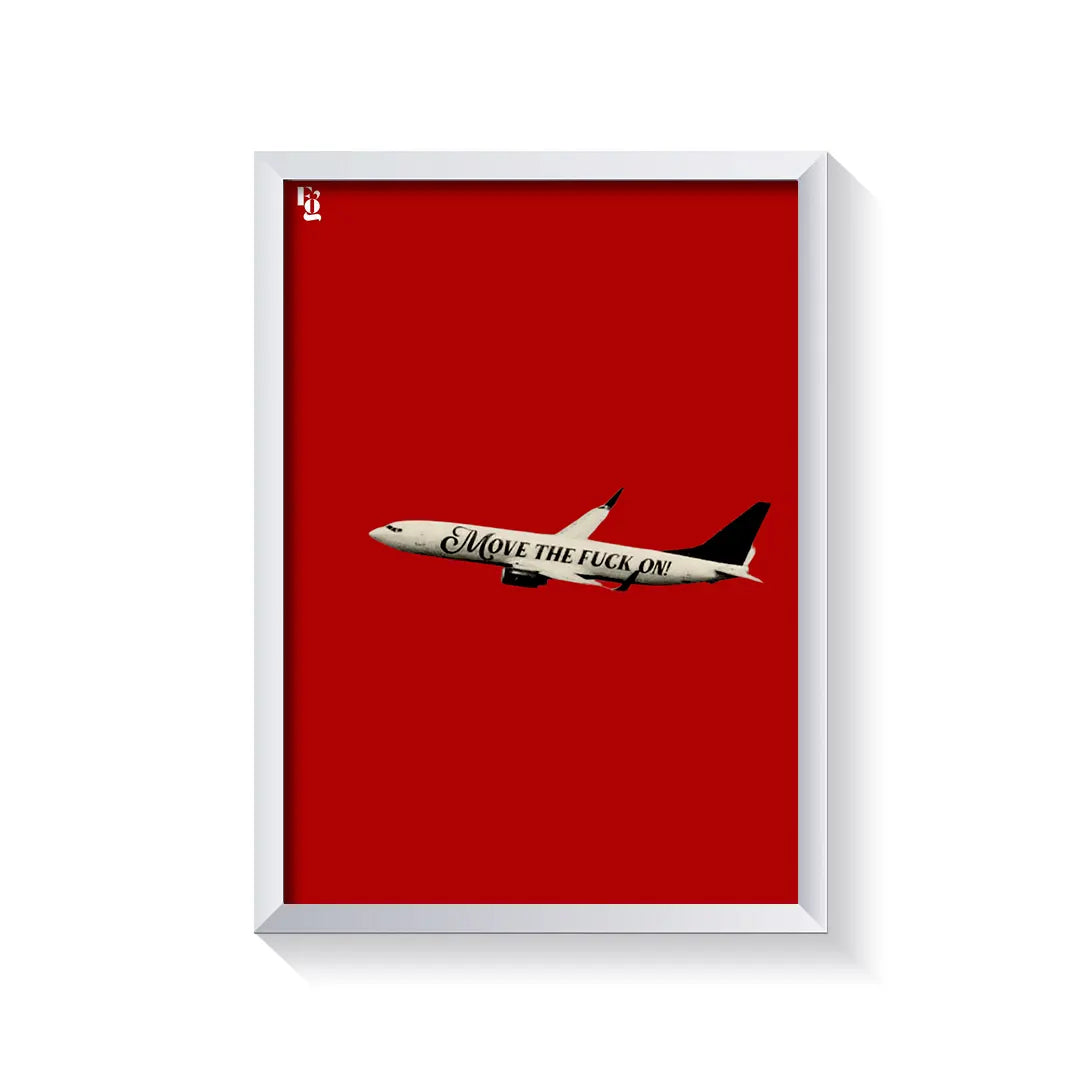 Move On frame white