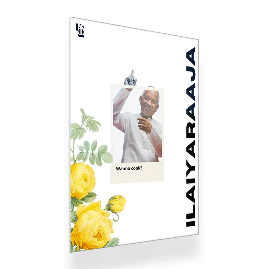 Music Director X Illayaraja metal poster 2