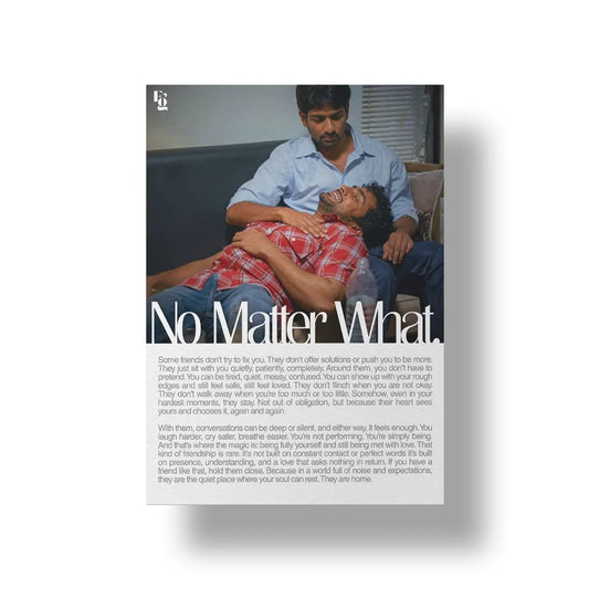 No Matter What art poster 1